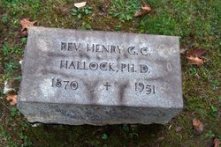 Rev Henry G. C. Hallock