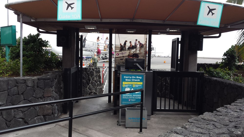 Image result for kona airport gate